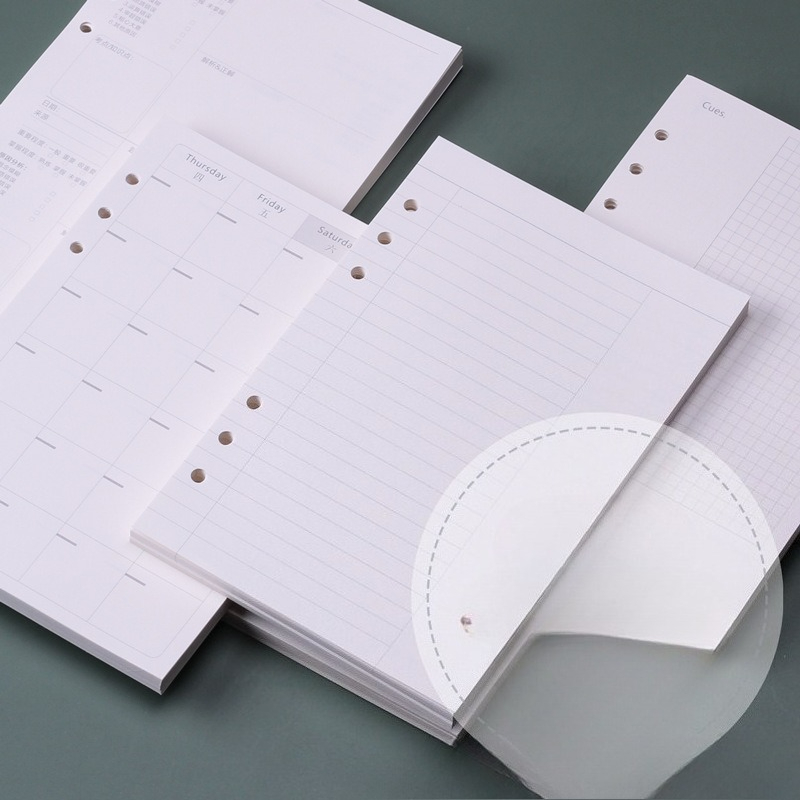 A5 Loose Leaf Notebook Refill  - A5 Spiral Dotted Grid Notebook ulasan dan harga