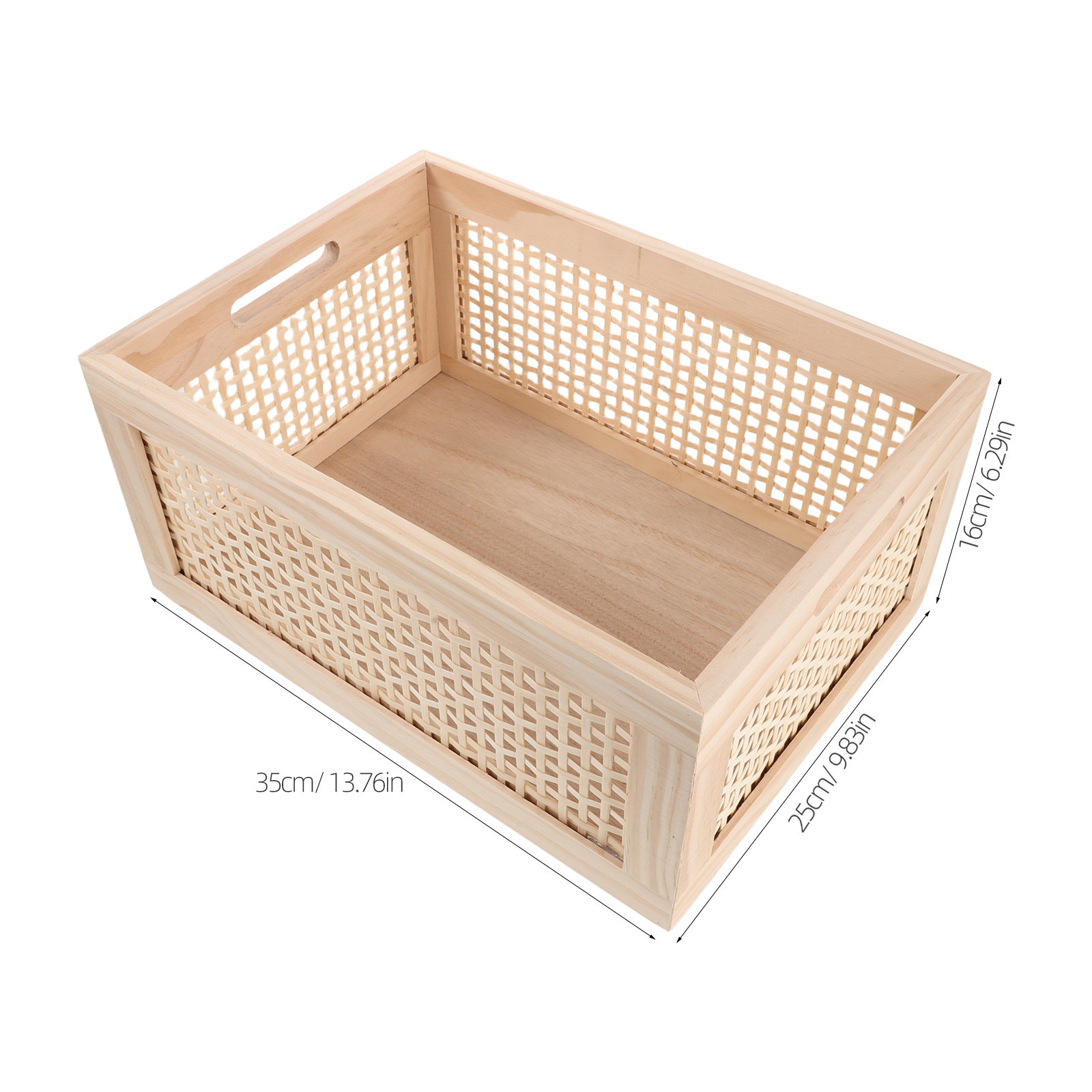 Woven Magazine Basket Rustic W - Magazines ulasan dan harga