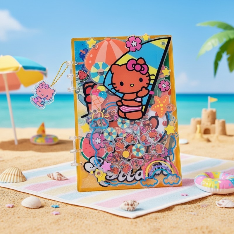 Acrylic Shaker Notebook A5 A7  - Stationery Books ulasan dan harga
