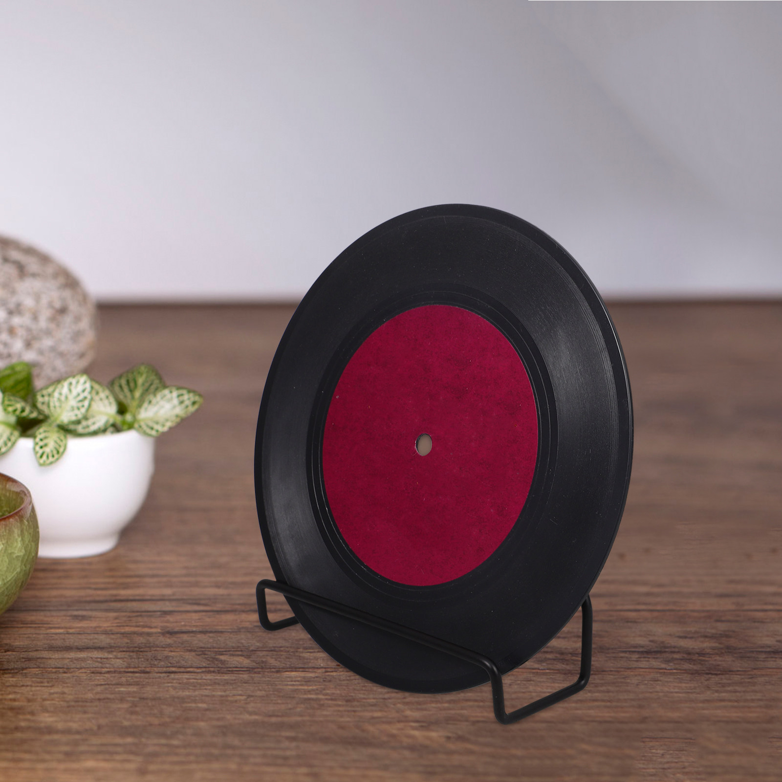 Wall Mounted Iron Vinyl Record - Magazines ulasan dan harga