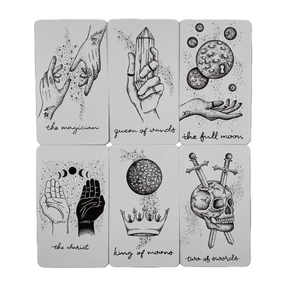 The Wandering Moon Tarot Decks - Tarot Deck With Guidebook ulasan dan harga