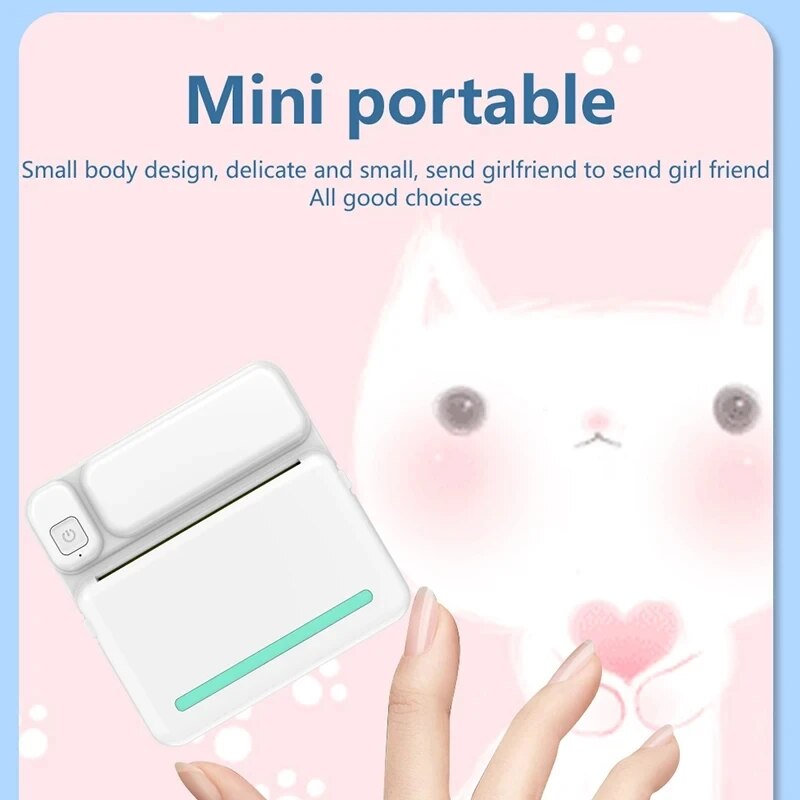 C19 MINI Print Portable Therma - Mini Pocket Thermal Printer Paper Roll ulasan dan harga