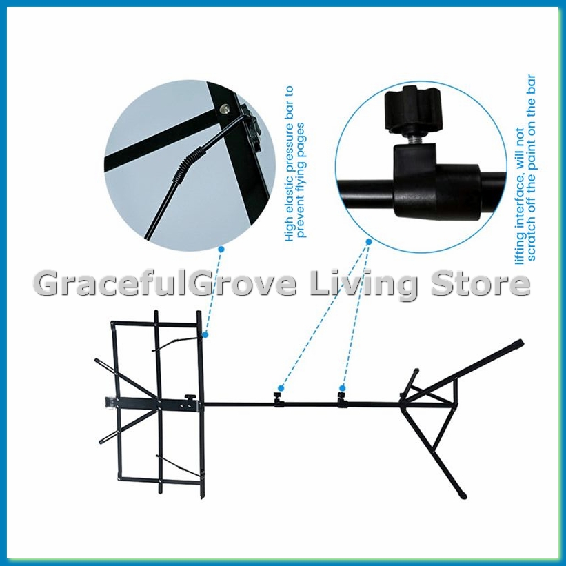 Portable Music Stand 2 in 1 Du - Books ulasan dan harga