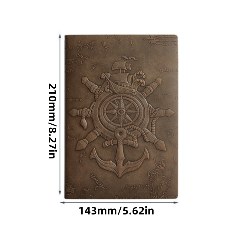 A5 Retro Notebook Thick Inner  - Vintage Leather Journal Notebook ulasan dan harga