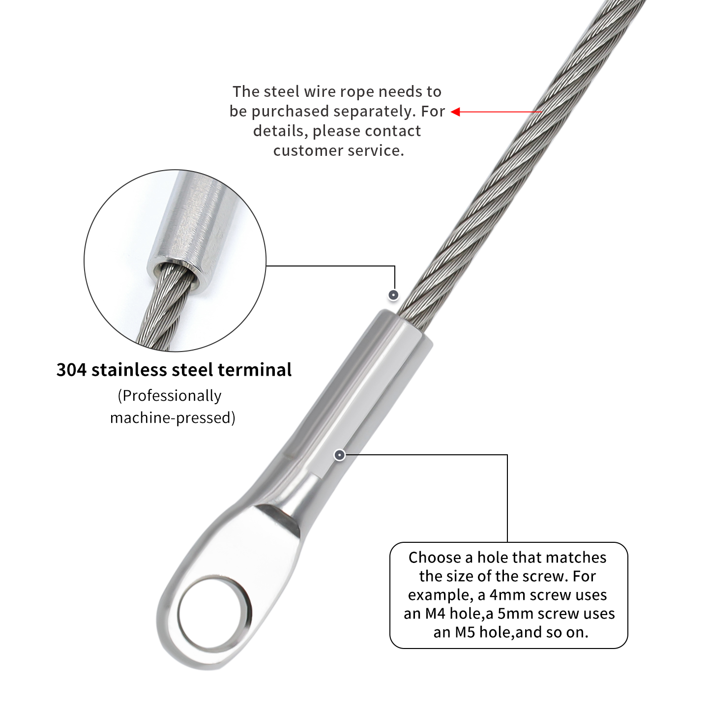 10PCS 304 Stainless Steel Wire - Magazines ulasan dan harga