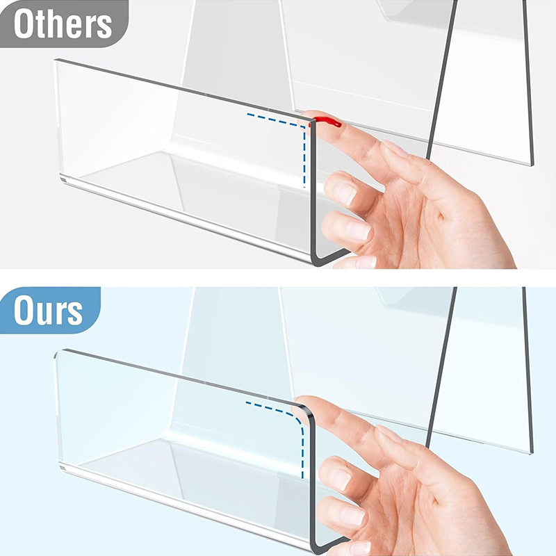 【M】Comic Book Display Acrylic  - Clear Acrylic Book Stand Holder ulasan dan harga