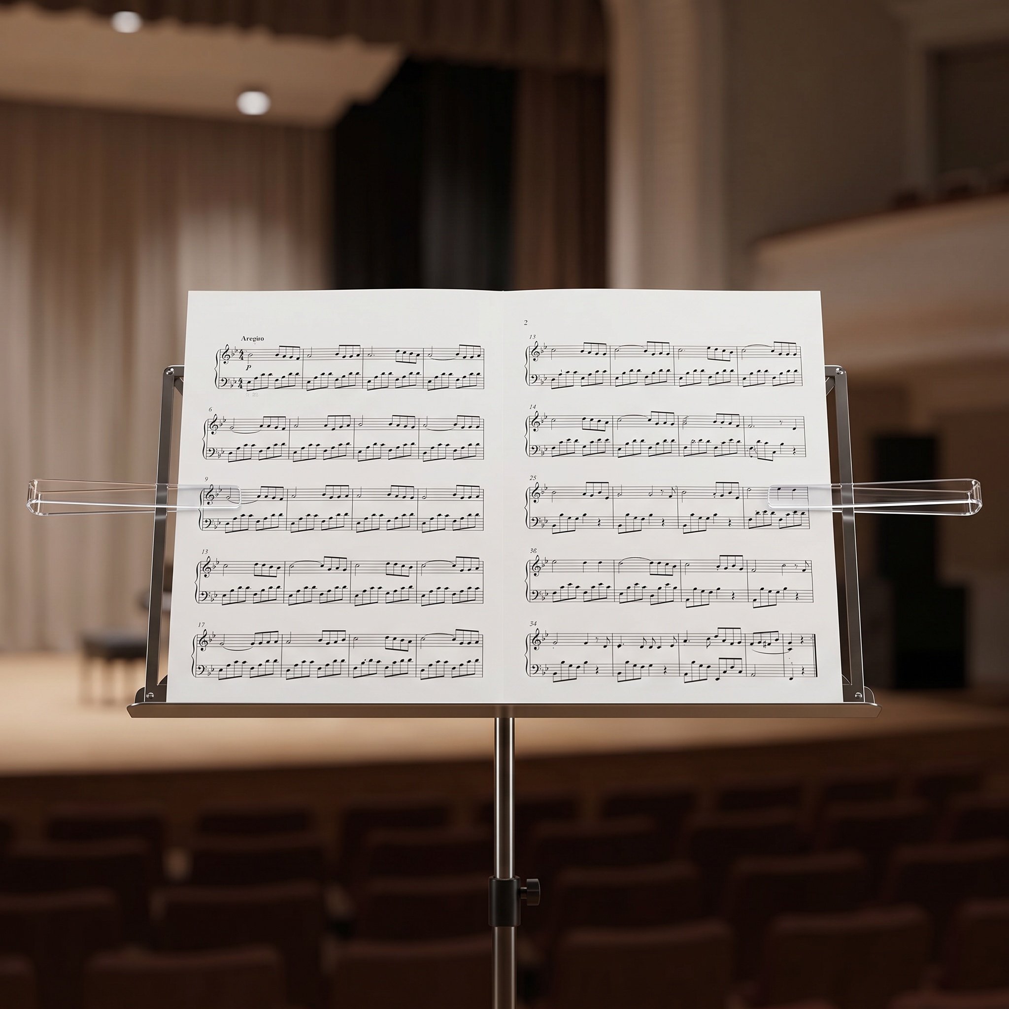 6Pairs Clear Acrylic Music Sta - Clear Acrylic Book Stand Holder ulasan dan harga