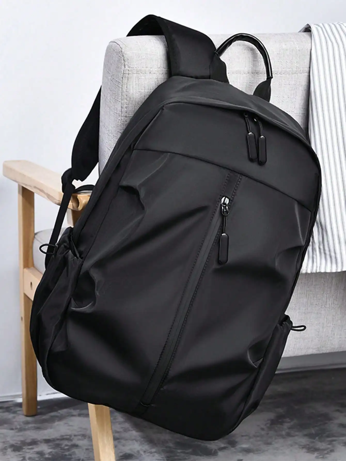 Unisex Nylon Backpack In Korea - Books ulasan dan harga