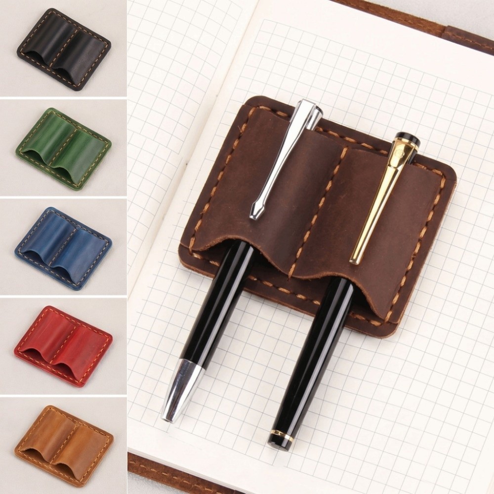 Double Vintage Leather Pen Loo - Vintage Leather Journal Notebook ulasan dan harga