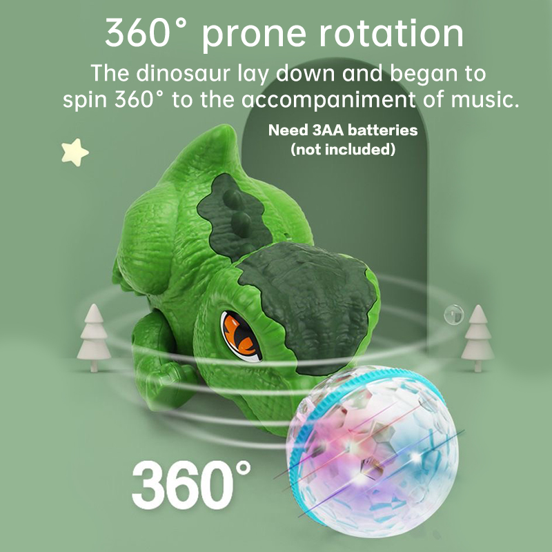 Electric Dinosaur Top Ball Toy - Music ulasan dan harga