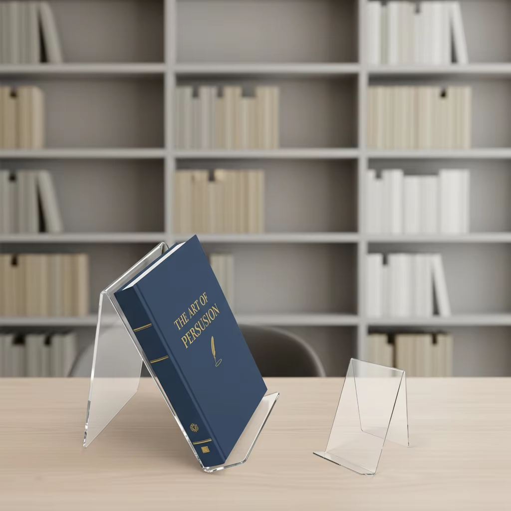 12 Pack Acrylic Book Stand,  C - Clear Acrylic Book Stand Holder ulasan dan harga