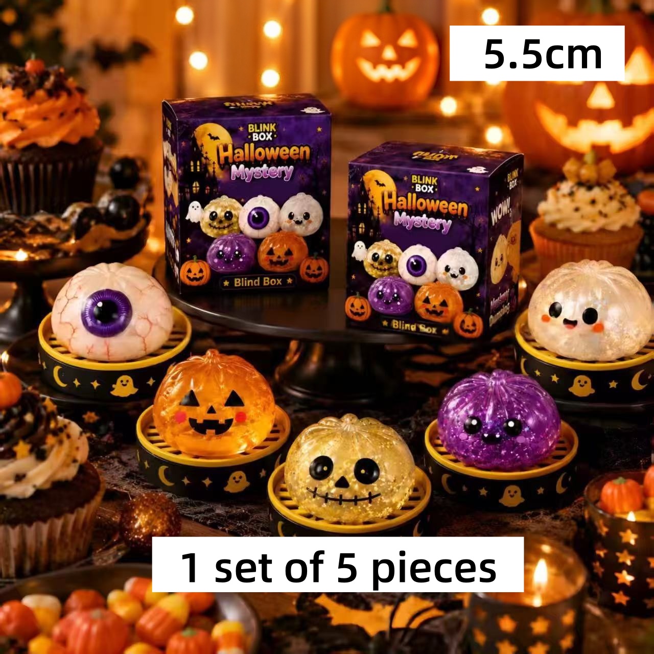 hot 5.5cm Halloween Ghost Pinc - Music ulasan dan harga