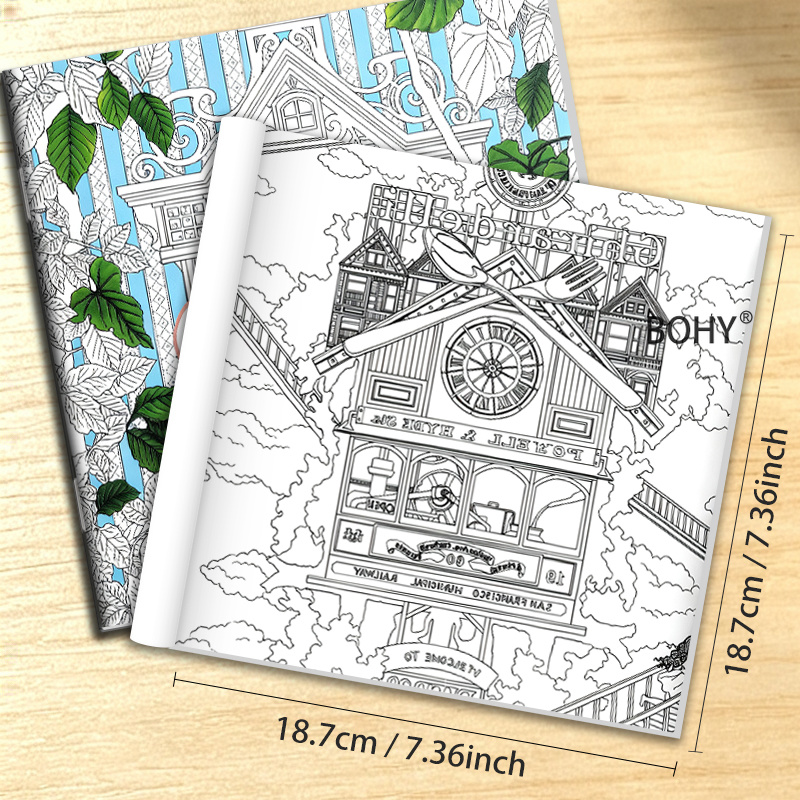 1 Time Travel Themed Coloring  - Adult Coloring Book Stress Relief ulasan dan harga