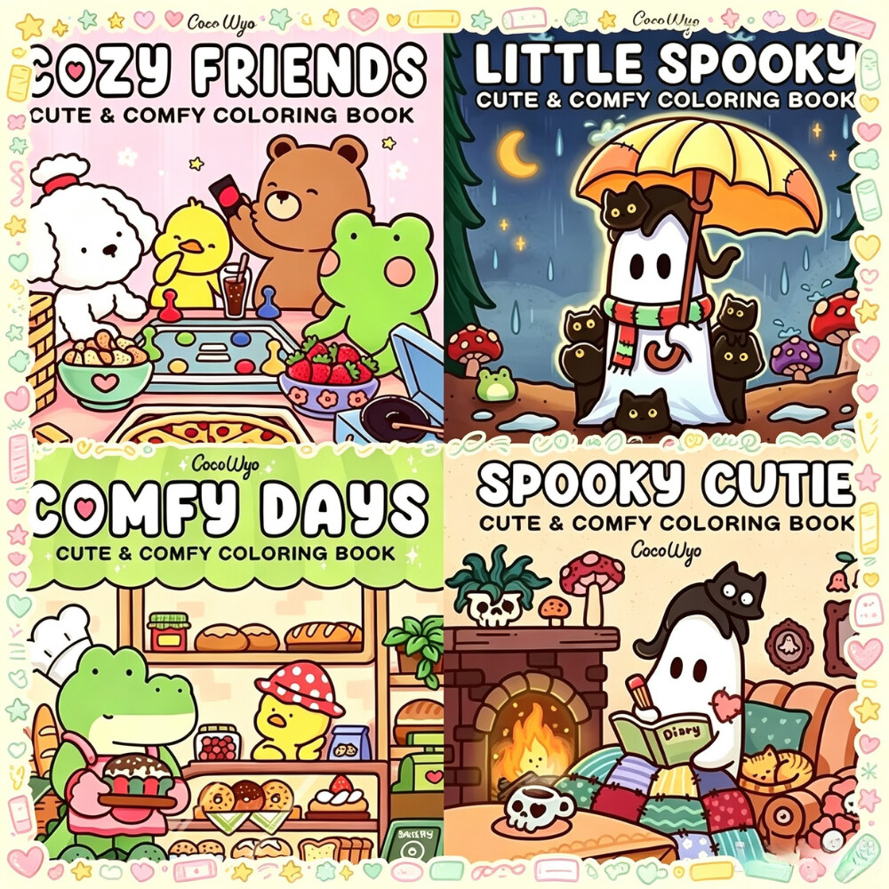 HOT SALE CUTE&COMFY Coloring B - Adult Coloring Book Stress Relief ulasan dan harga