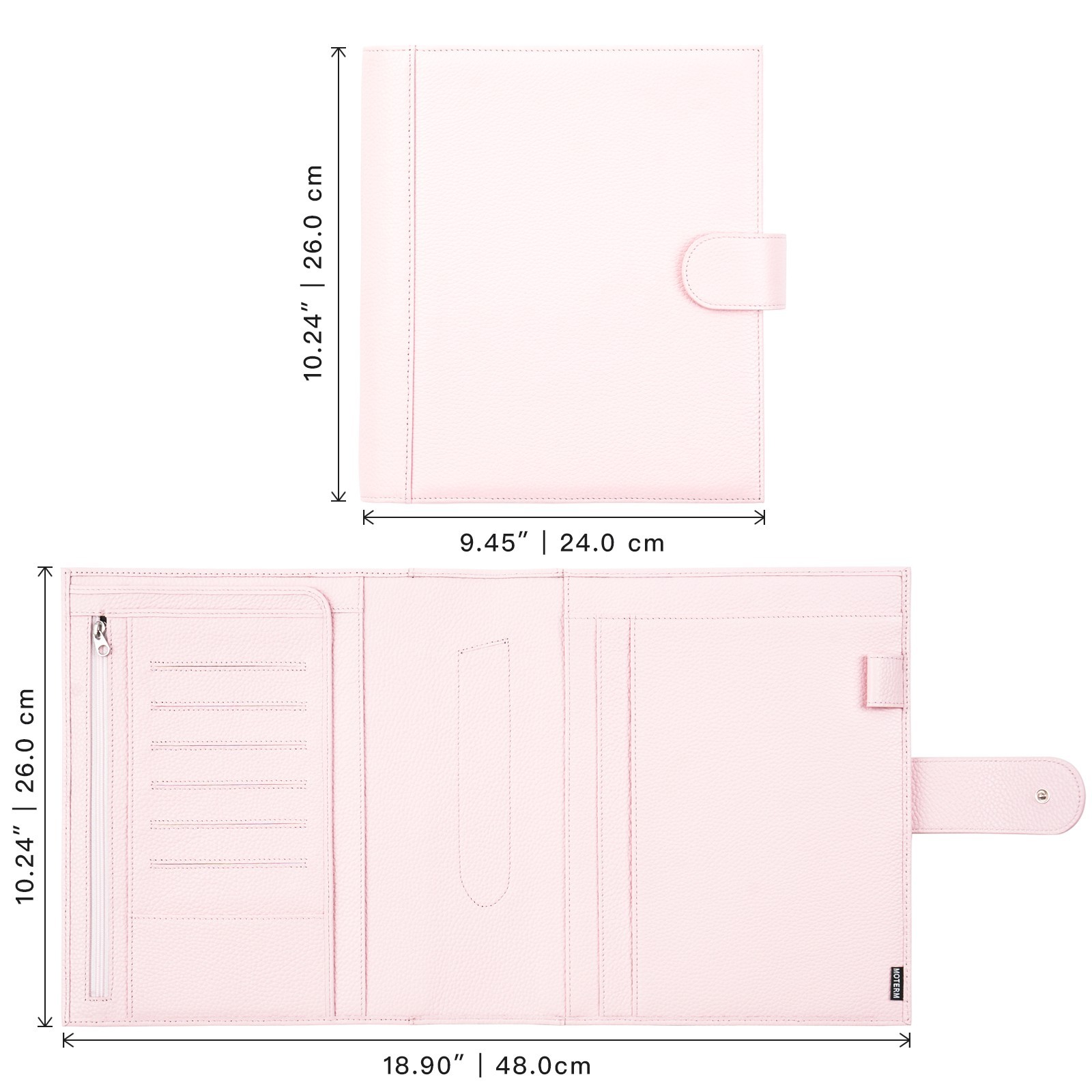 Moterm Genuine Leather Discbou - Vintage Leather Journal Notebook ulasan dan harga