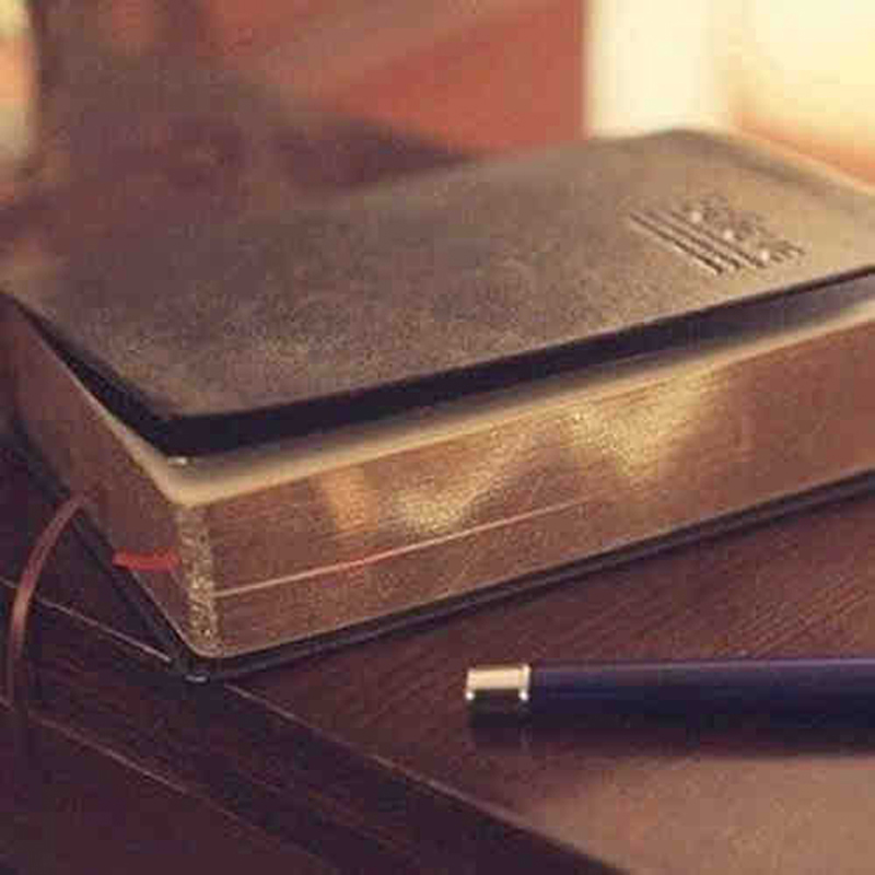Vintage Thick Leather Bible No - Vintage Leather Journal Notebook ulasan dan harga