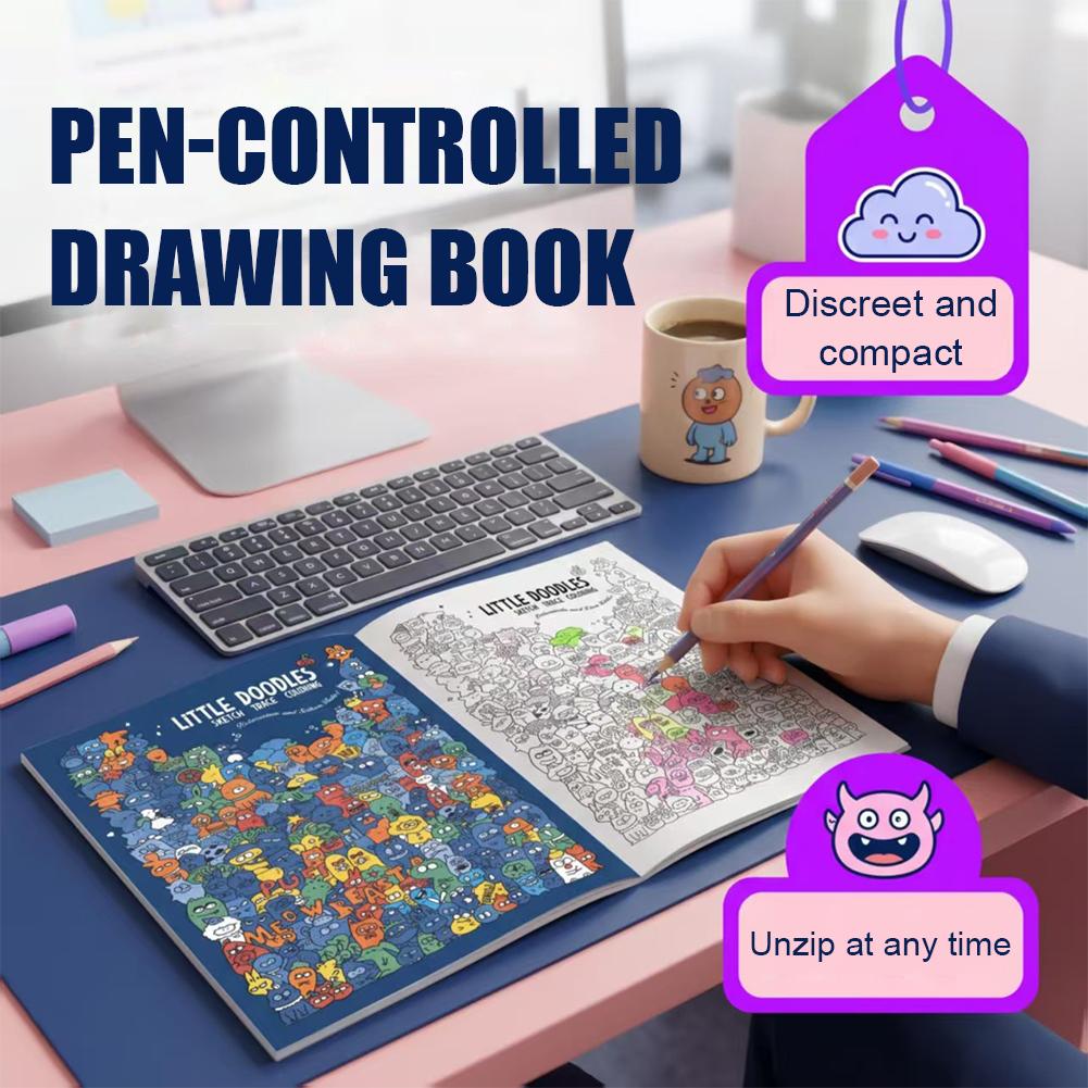 Sketch Trace Coloring Book Lit - Adult Coloring Book Stress Relief ulasan dan harga