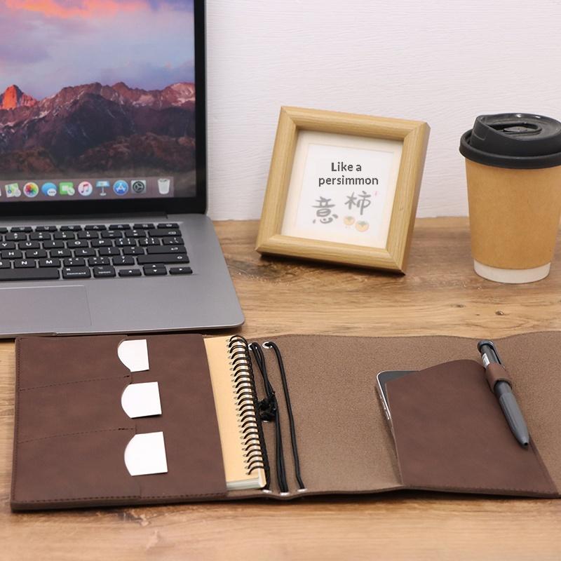 (Ce14)Refillable Notebook Orga - Vintage Leather Journal Notebook ulasan dan harga