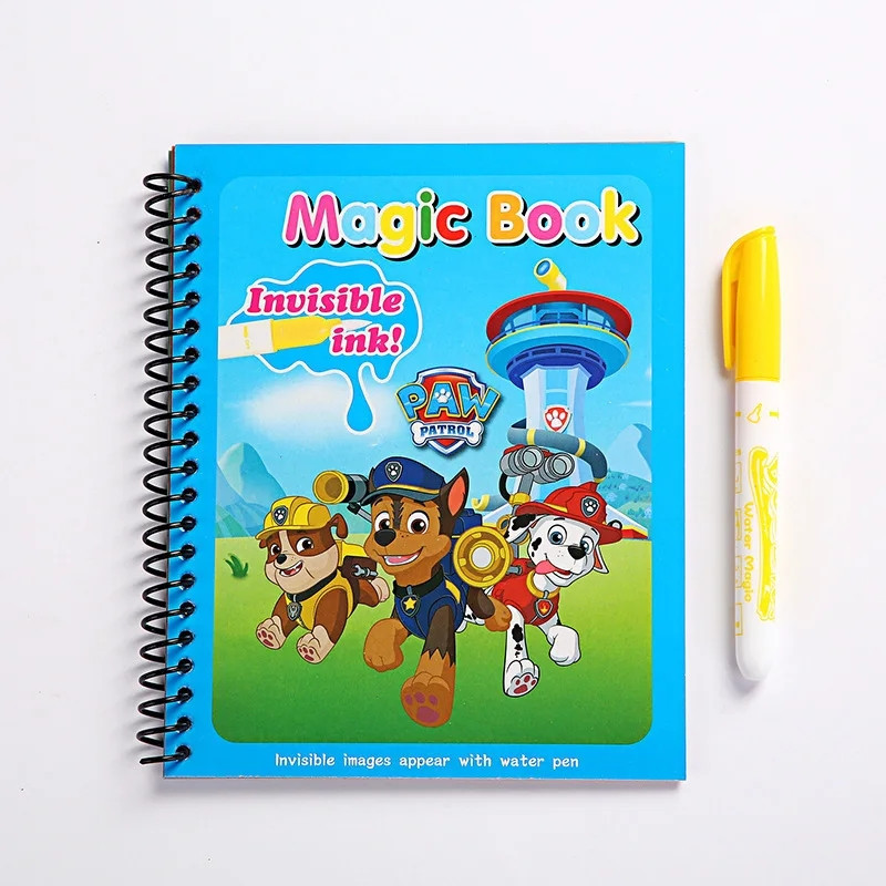 Paw Patrol Reusable Magic Wate - Reusable Water Magic Coloring Book ulasan dan harga